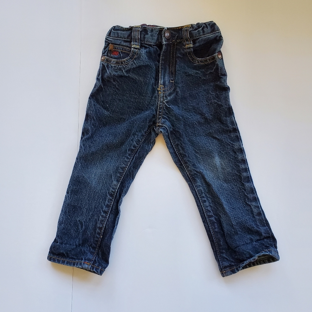 Oshkosh straight jeans elasticized adjustable waist